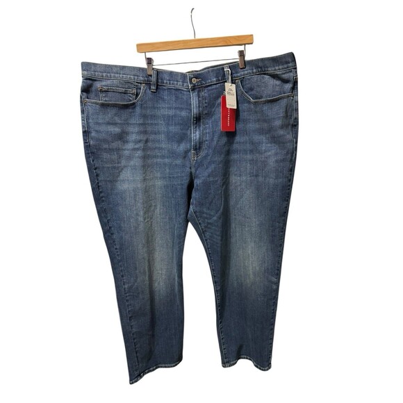 Lucky Brand Men's Big & Tall Athletic Tapered-Fit Jeans 52x30 NWT Med. Wash